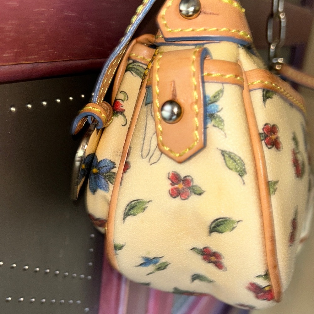 Dooney & Bourke Rainbow Zipper Bag RARE - Picture 12 of 14